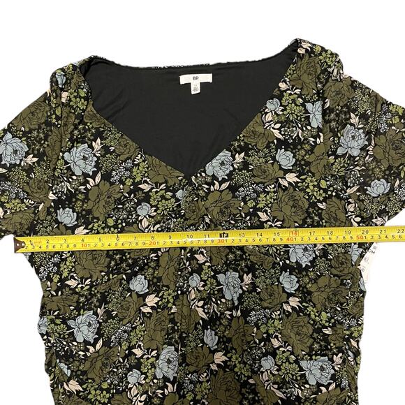 BP Plus Size Black Floral Fitted Dress NEW Size 3X - Picture 4 of 5